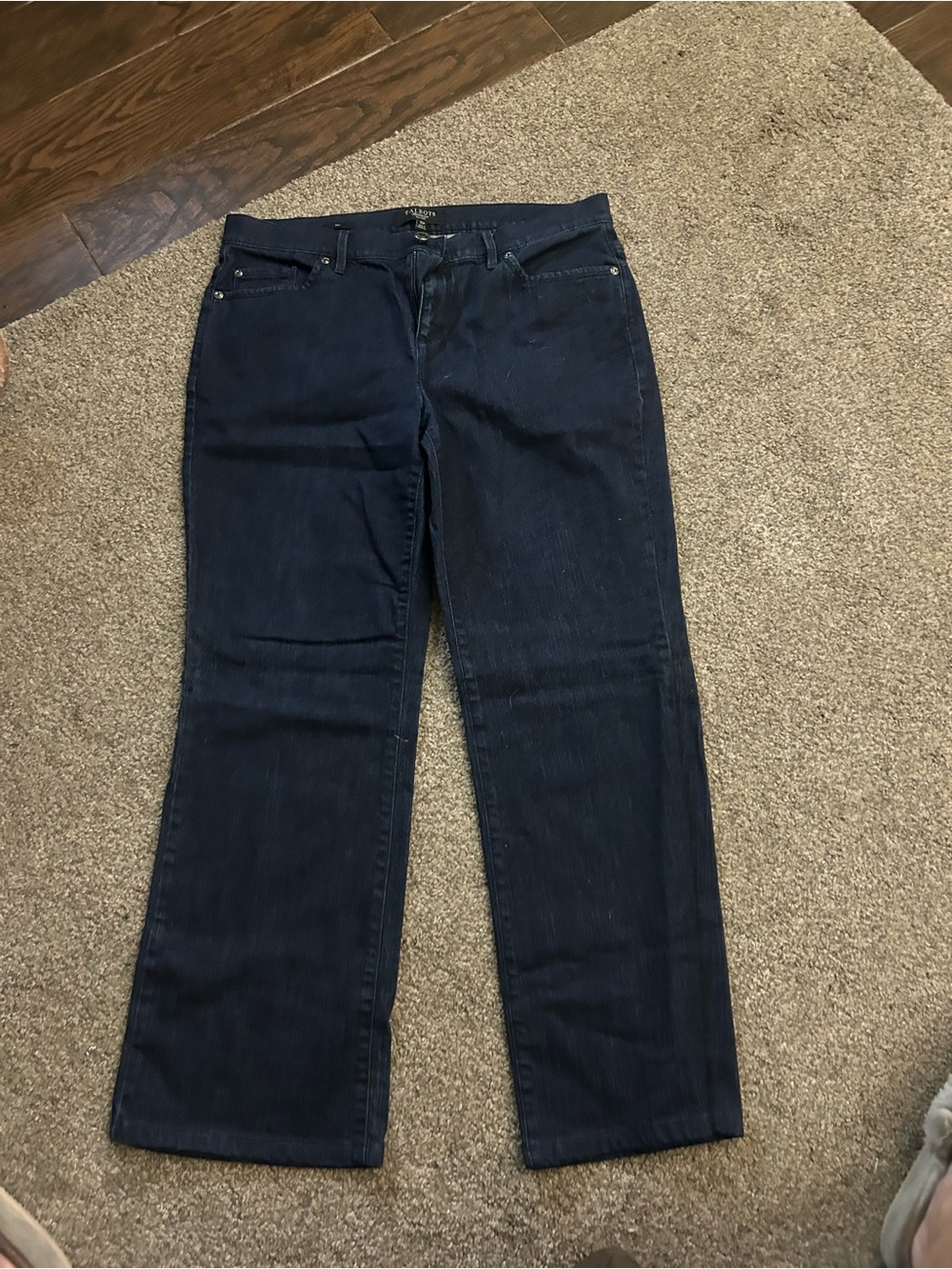 Talbots Navy Straight-Leg Women's Jeans